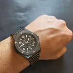 ساعت مچی مردانه استیل برند هابلوت ۳ موتور کد 1624 - تصویر 6