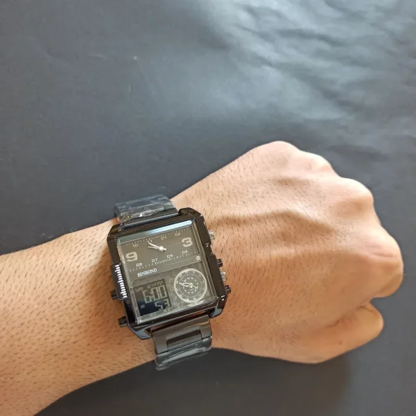 ساعت مچی مردانه برند بین باند 2 زمانه کد 1640 - تصویر 6