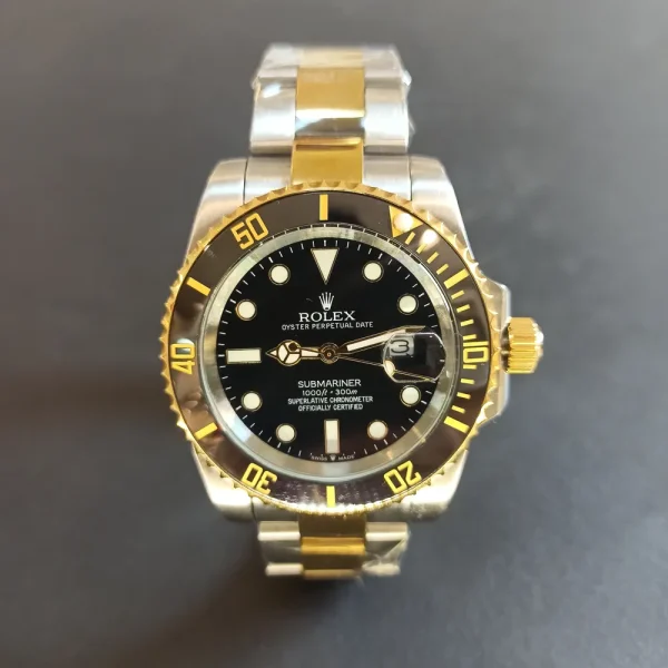 ساعت مچی مردانه اورجینال برند رولکس قاب چرخشی کد 957 - تصویر 15