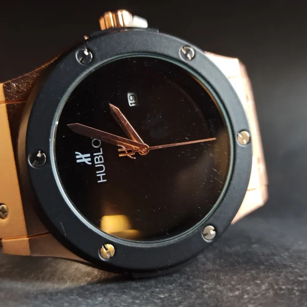 ساعت مچی مردانه چرم بند هابلوت کد 1447 - تصویر 7