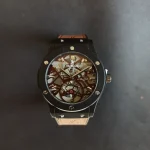 ساعت مچی مردانه چرم برند هابلوت کهکشانی کد 1452 - تصویر 7