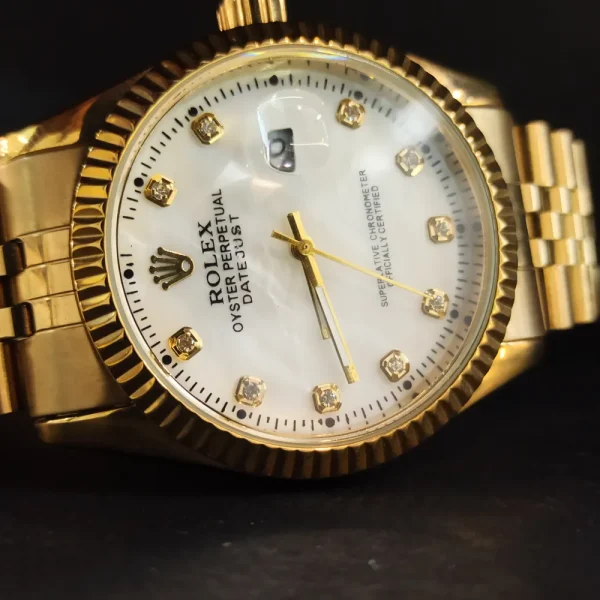 ساعت مچی مردانه برند رولکس قفل تاج دار کد 981 - تصویر 9