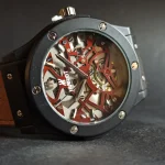 ساعت مچی مردانه چرم برند هابلوت کهکشانی کد 1452 - تصویر 8