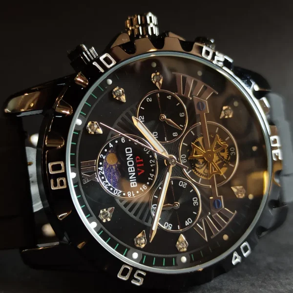 ساعت مچی مردانه برند بین باند 3 موتور کرنوگراف کد 1730 - تصویر 11