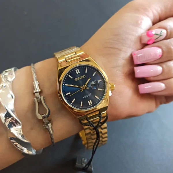 ساعت مچی زنانه برند سیکو  موتور ژاپنی کد 1770 - تصویر 14