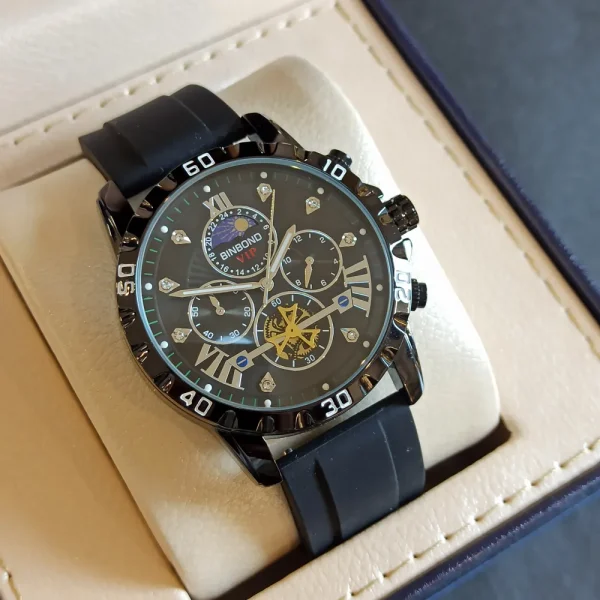 ساعت مچی مردانه برند بین باند 3 موتور کرنوگراف کد 1730 - تصویر 12