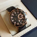 ساعت مچی مردانه چرمی 3موتور فعال برند ناردین کد 420