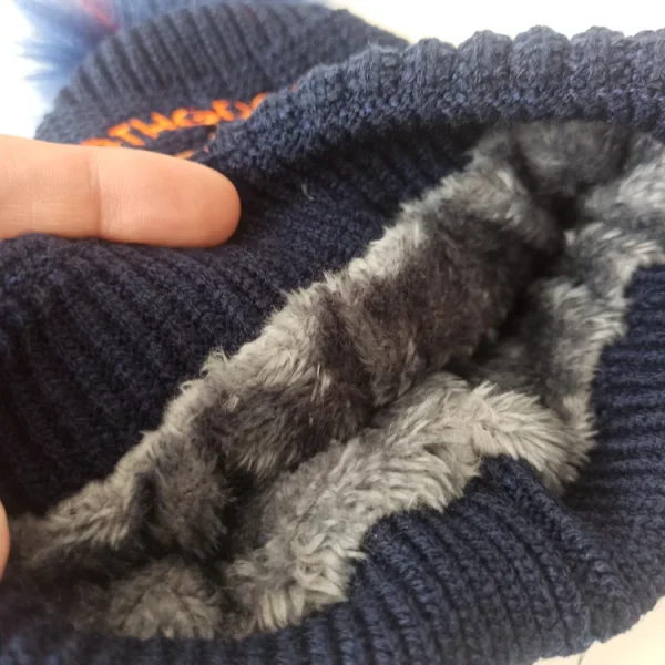 شال و کلاه پسرانه خزدار رینگی مدل بافتنی01 - تصویر 5