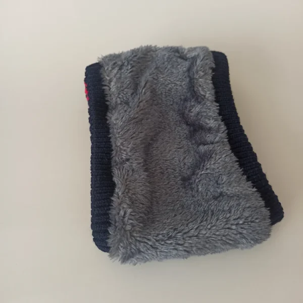 شال و کلاه پسرانه خزدار رینگی مدل بافتنی01 - تصویر 6