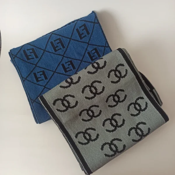 شال گردن مردانه بافت ریز گرم دو رو - تصویر 10