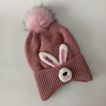 کلاه تک زنانه خزدار مدل عروسکی کد 12 - تصویر 2