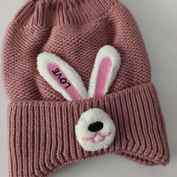 کلاه تک زنانه خزدار مدل عروسکی کد 12 - تصویر 4