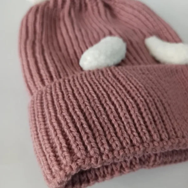 شال و کلاه دخترانه خزدار رینگی مدل بافتنی کد 14 - تصویر 5