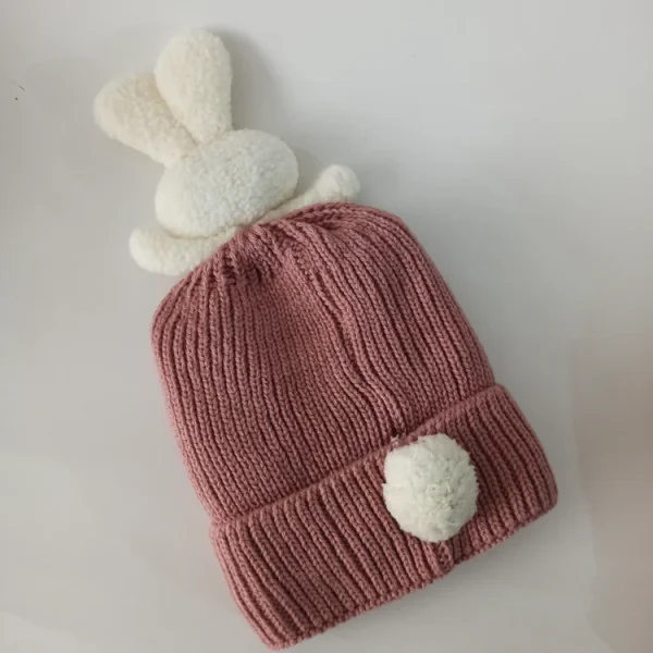 شال و کلاه دخترانه خزدار رینگی مدل بافتنی کد 14 - تصویر 6