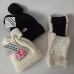 شال و کلاه نوزادی خزدار رینگی مدل بافتنی کد 15 - تصویر 6