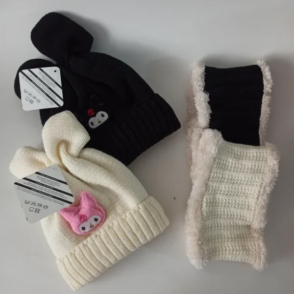 شال و کلاه نوزادی خزدار رینگی مدل بافتنی کد 15 - تصویر 6