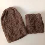 شال و کلاه مردانه خزدار رینگی مدل شیطونی کد18 - تصویر 3