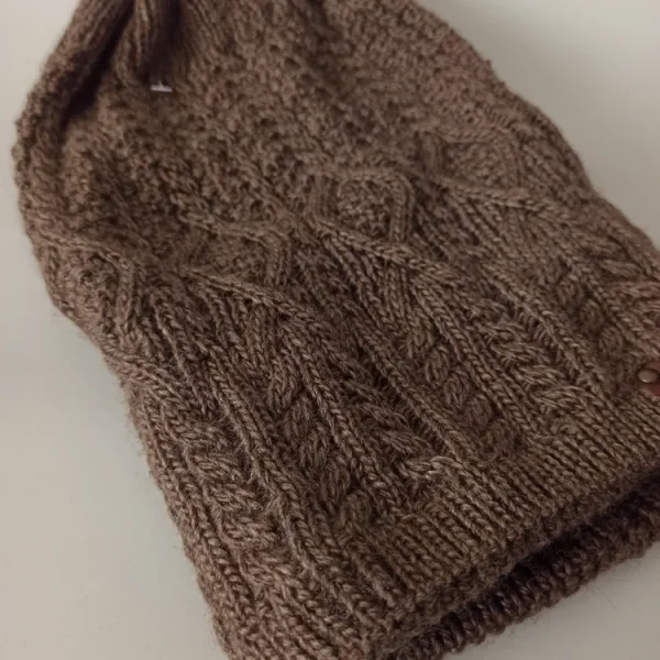 شال و کلاه مردانه خزدار رینگی مدل شیطونی کد18 - تصویر 4