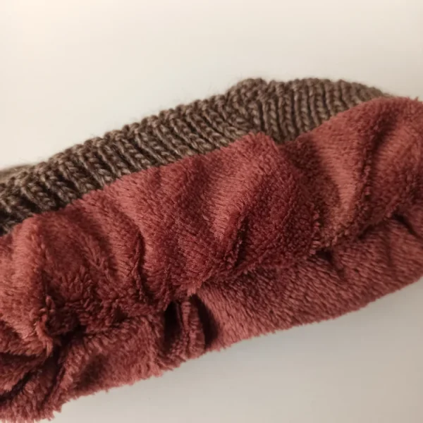 شال و کلاه مردانه خزدار رینگی مدل شیطونی کد18 - تصویر 7