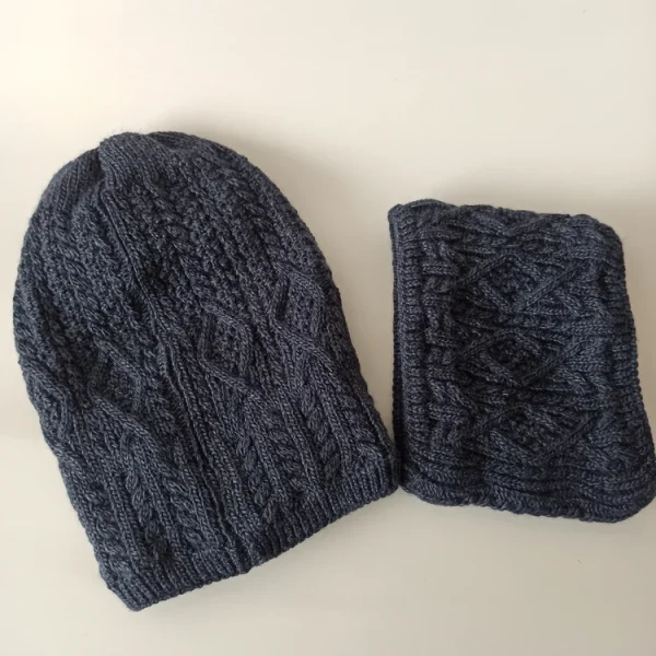 شال و کلاه مردانه خزدار رینگی مدل شیطونی کد18 - تصویر 8