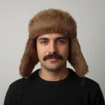 کلاه تک مردانه روسی مدل خز دار کد 19