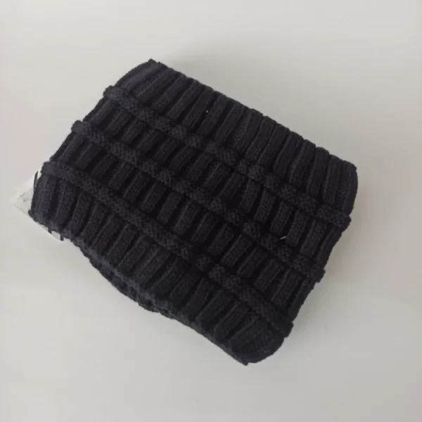 هدبند و گردنی مردانه خزدار رینگی مدل بافتنی کد 22 - تصویر 2