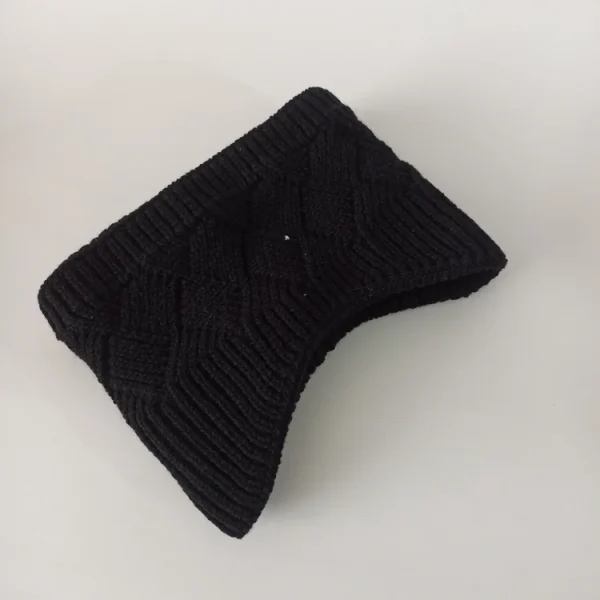 هدبند مردانه خزدار گرم مدل بافتنی کد 23 - تصویر 2