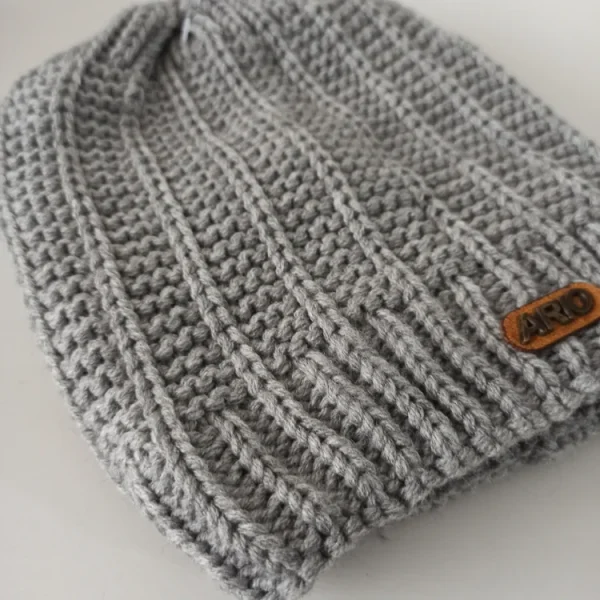 شال و کلاه مردانه خزدار رینگی مدل بافتنی کد 25 - تصویر 4