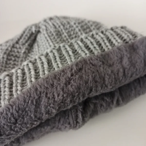 شال و کلاه مردانه خزدار رینگی مدل بافتنی کد 25 - تصویر 5