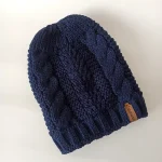 شال وکلاه مردانه خزدار رینگی مدل بافتنی کد 26 - تصویر 2