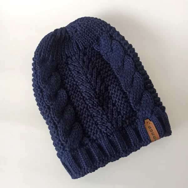 شال وکلاه مردانه خزدار رینگی مدل بافتنی کد 26 - تصویر 2