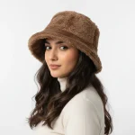 کلاه تک زنانه خزدار مدل باکتی کد 27