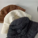 کلاه تک زنانه خزدار مدل باکتی کد 27 - تصویر 16