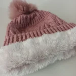 شال و کلاه دخترانه خزدار مدل بافتنی کد 27 - تصویر 5