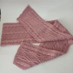 شال و کلاه دخترانه خزدار مدل بافتنی کد 27 - تصویر 6