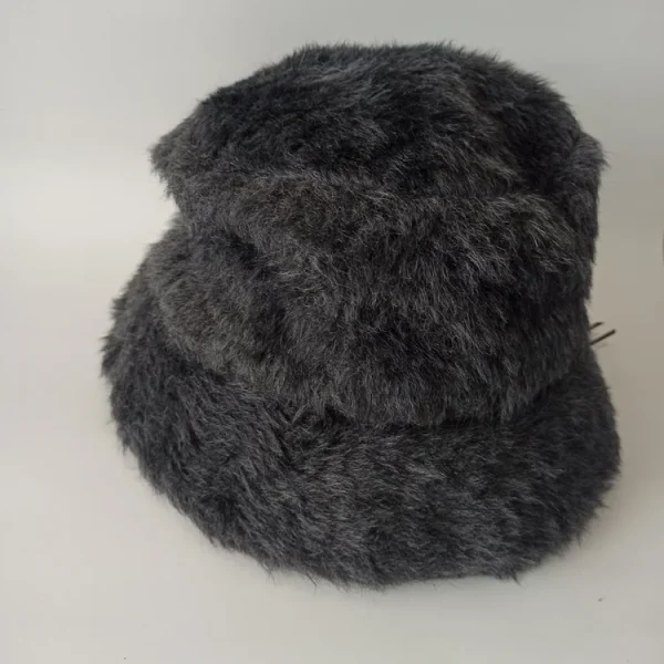 کلاه تک زنانه خزدار مدل باکتی کد 27 - تصویر 8