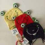 کلاه تک نوزادی تریکو گرم مدل عروسکی کد 31 - تصویر 9