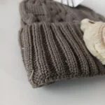 شال و کلاه دخترانه خزدار رینگی مدل لبوبو بافتنی کد 32 - تصویر 13