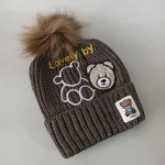 شال و کلاه پسرانه خزدار رینگی مدل بافتنی کد 33 - تصویر 3