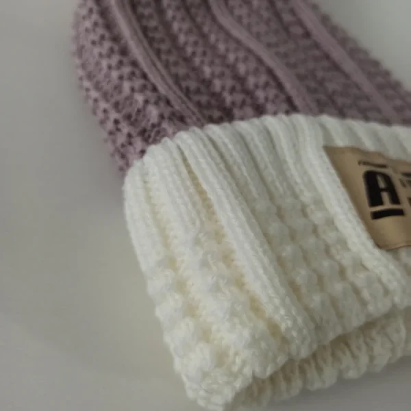 شال و کلاه دخترانه خزدار رینگی مدل بافتنی کد 33 - تصویر 5