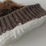 شال و کلاه پسرانه خزدار رینگی مدل بافتنی کد 33 - تصویر 6