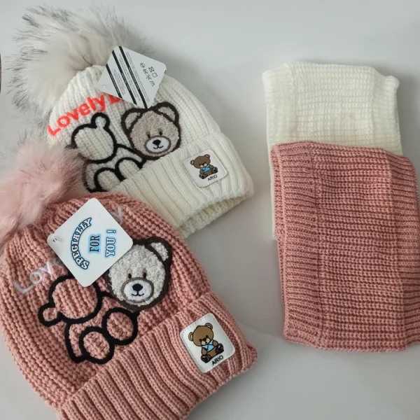 شال و کلاه پسرانه خزدار رینگی مدل بافتنی کد 33 - تصویر 7