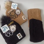 شال و کلاه پسرانه خزدار رینگی مدل بافتنی کد 33 - تصویر 8