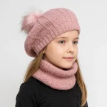 شال و کلاه زنانه رینگی مدل فرانسوی کد 34