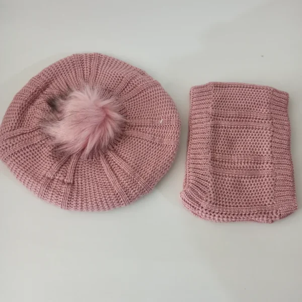 شال و کلاه زنانه رینگی مدل فرانسوی کد 34 - تصویر 2