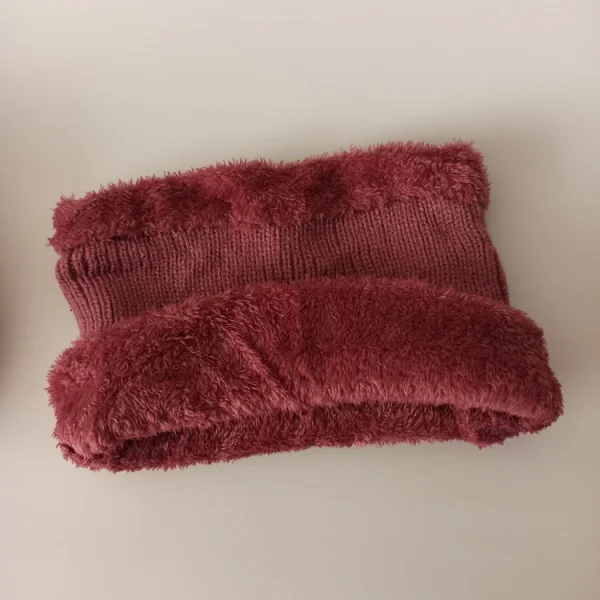 شال و کلاه زنانه وارداتی خزدار رینگی مدل نقابدار کد 35 - تصویر 10