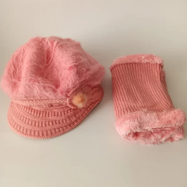 شال و کلاه زنانه وارداتی خزدار رینگی مدل نقابدار کد 35 - تصویر 13