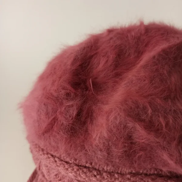 شال و کلاه زنانه وارداتی خزدار رینگی مدل نقابدار کد 35 - تصویر 5