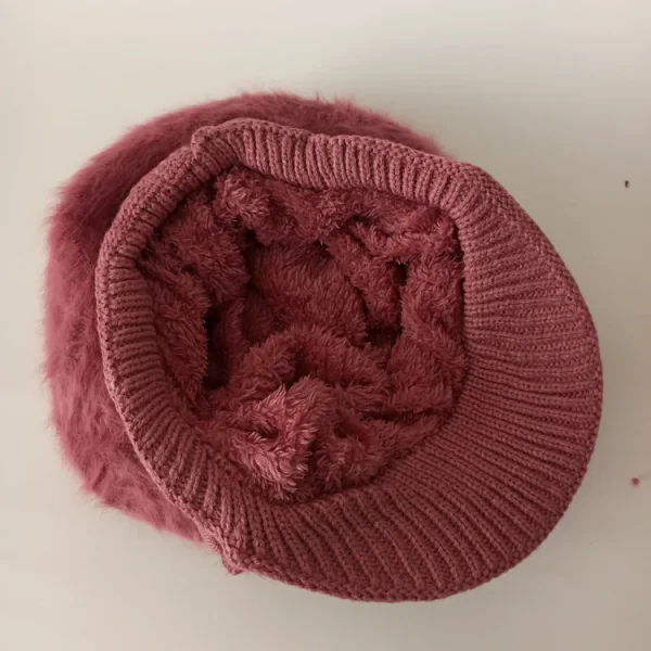 شال و کلاه زنانه وارداتی خزدار رینگی مدل نقابدار کد 35 - تصویر 8