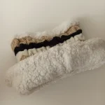 شال و کلاه پسرانه خزدار رینگی مدل بابانوئل بافتنی کد 37 - تصویر 5